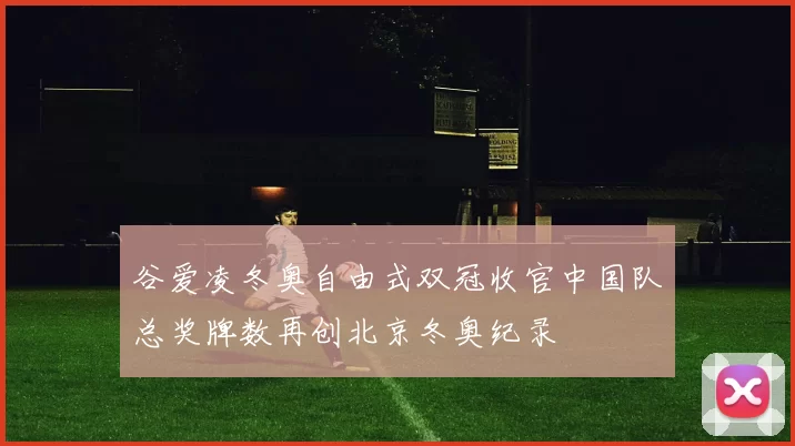 谷爱凌冬奥自由式双冠收官中国队总奖牌数再创北京冬奥纪录